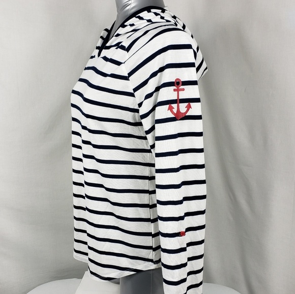 Nautica Sleepwear Hoodie Top - Picture 2 of 4